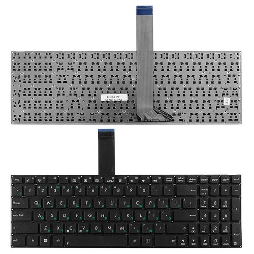 Клавиатура для ноутбука Asus X502 F502 F502C F502CA Series Плоский Enter Черная без рамки PN 0KN0-N32RU12 670₽