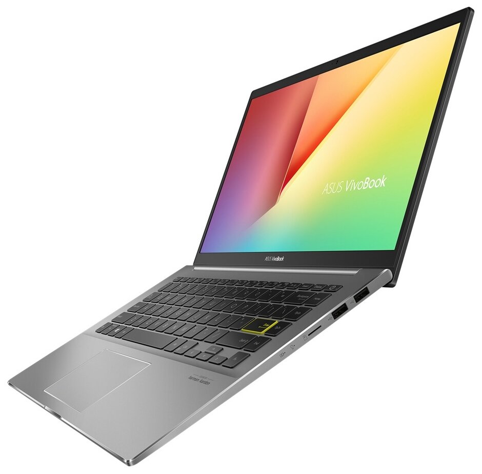 14 Ноутбук ASUS VivoBook S14 S433EA-KI2355W 1920x1080 Intel Core i5 1135G7 24 ГГц RAM 8 ГБ DDR4 SSD 512 ГБ Intel Iris Xe Graphics Windows 11 Home 90NB0RL4-M00NM0 Indie Black