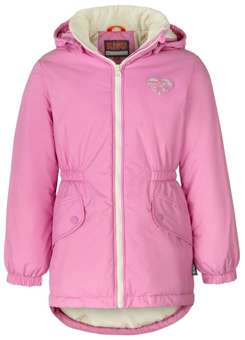 Куртка KISU, размер 116, розовый