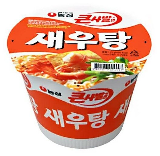 Лапша быстрого приготовления Nongshim с креветкой, 115 г