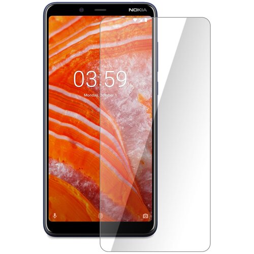 Глянцевая защитная плёнка для Nokia 3.1 Plus, гидрогелевая, на дисплей, для телефона гидрогелевая пленка на nokia 5 полиуретановая защитная противоударная бронеплёнка глянцевая