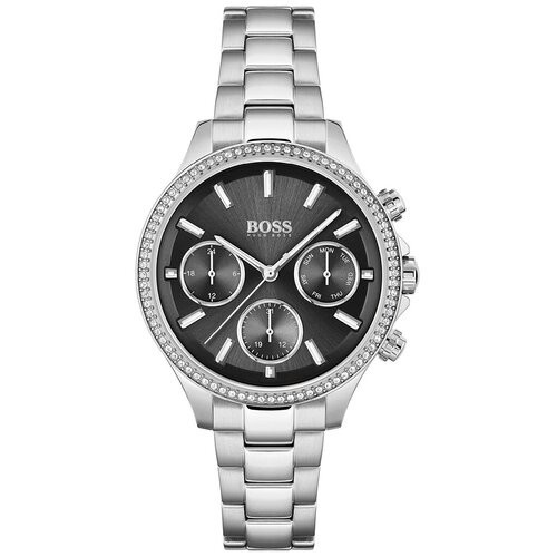 фото Наручные часы boss hera, серебряный, черный