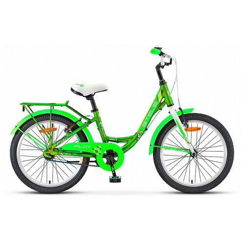 фото Велосипед подростковый городской с женской рамой stels с колесами 20" pilot 250 lady v020 золотистый