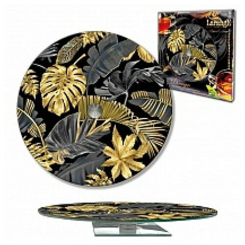 Блюдо сервир.вращающ.круглое d 280мм (ударопрочн.стекло)