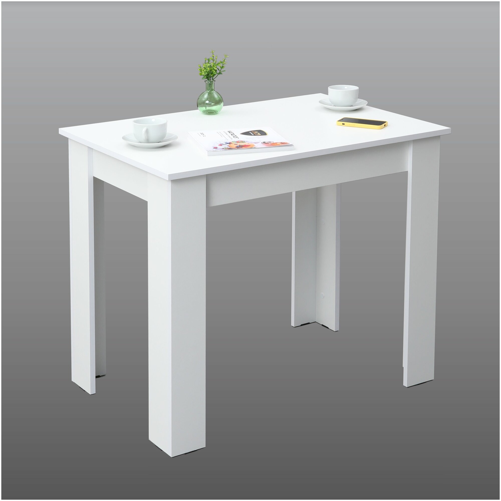 Обеденный стол CAPRICCIO / белый 90х60х75, VERAMENTE - фотография № 1