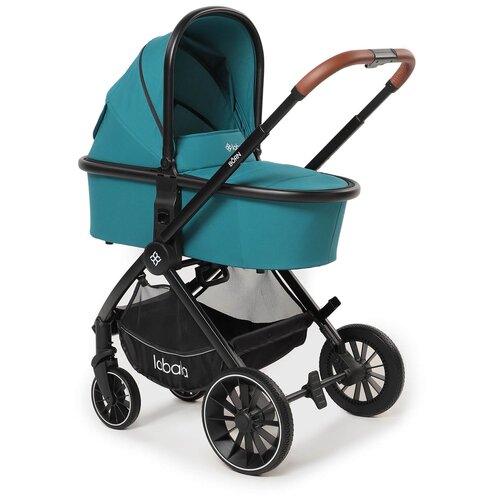 Универсальная коляска Labala Born 2 в 1, green, цвет шасси: черный