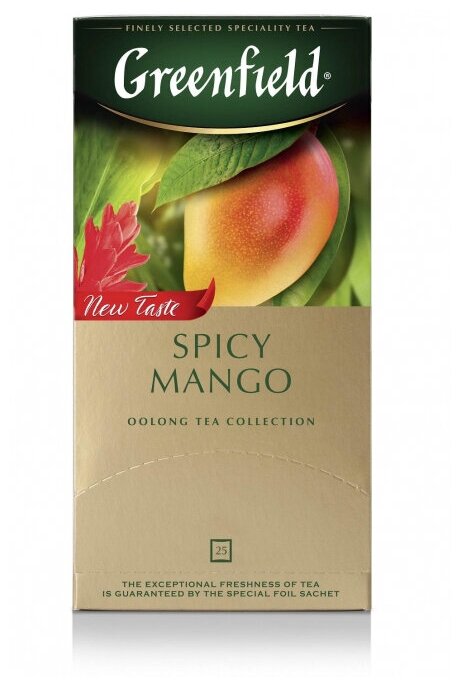 Greenfield Spasy Mango (1,5гх25п)чай пак.оолонг с доб. - фотография № 13