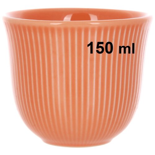 Чашка Loveramics Embossed Tasting Cup 150 мл, цвет оранжевый