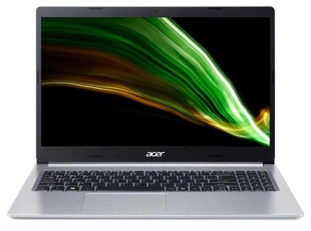 Ноутбук Acer Aspire 5 A515-45G-R3AX 156 FHD IPSAMD Ryzen 5 5500U8GB256GB SSDRadeon RX 640 2GbNoOSNoODDсеребристыйNXA8AEU00M