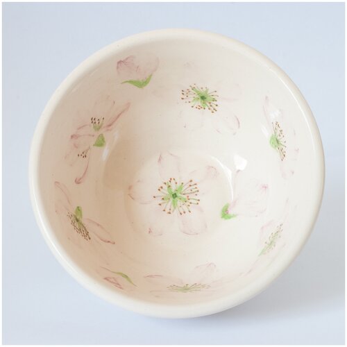 Пиала с ручной подглазурной росписью 