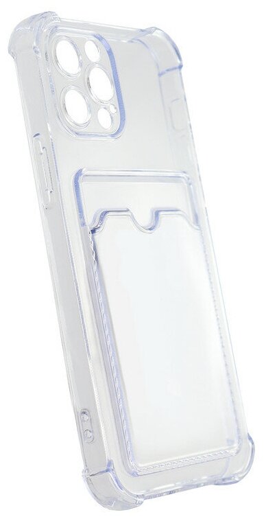 Чехол LuxCase для APPLE iPhone 11 Pro TPU с картхолдером 1.5mm Light Blue 63519 - фото №6