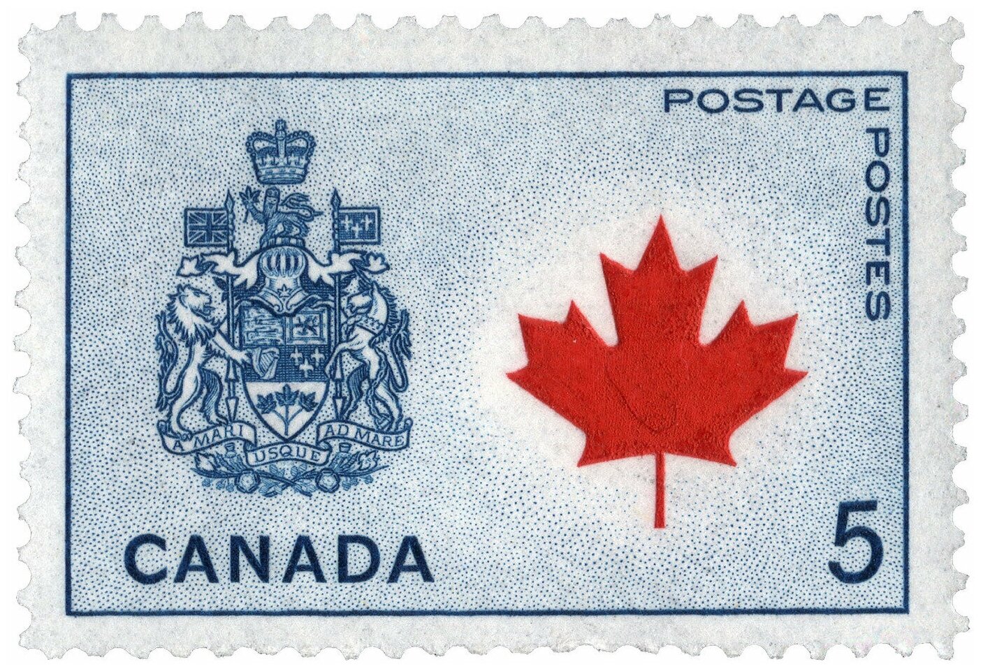 Марка Канады Canada Coat of Arms. Негашеная 10шт