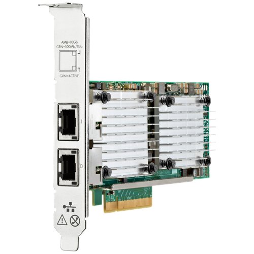 HPE Сетевой адаптер Marvell QL41132HLRJ Ethernet 10Gb 2-port BASE-T Adapter for HPE