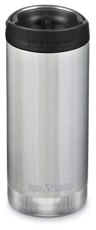 Термокружка Klean Kanteen TKWide Cafe Cap 12oz (355 мл) Brushed Stainless