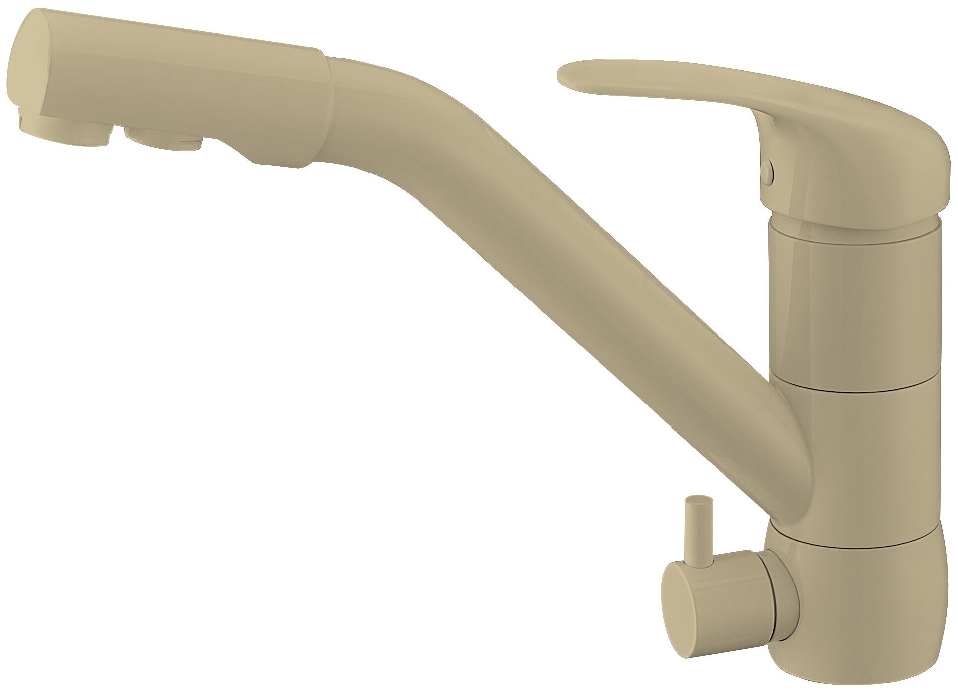 Kern Смеситель для кухни под фильтр низкий Kern 2033 Жёлтый песок