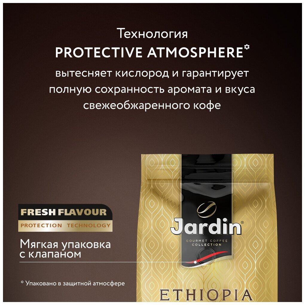 Кофе в зернах Jardin Ethiopia Euphoria (средняя обжарка), 250 г - фотография № 13