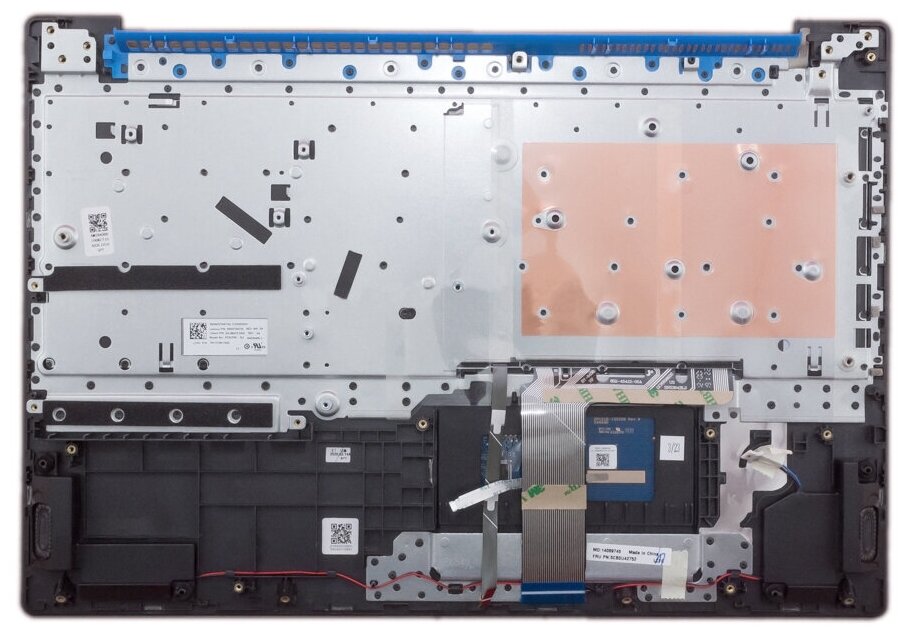 Клавиатура для ноутбука Lenovo IdeaPad L340-15IRH русская черная с серым топкейсом