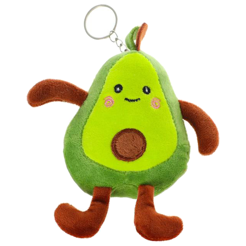 Мягкая игрушка-брелок Сима-ленд Авокадо, 9 см, зелeный