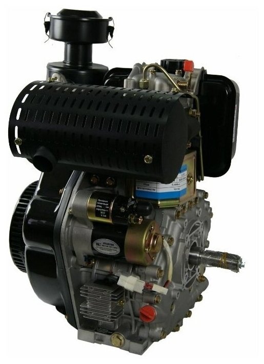Двигатель дизельный LIFAN C192FD 6А (15л.с. эл.стартер, вал 25мм) - фотография № 5