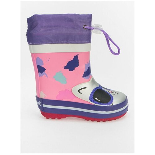 фото Резиновые сапоги с котами котофей 166125-11 розовый 22