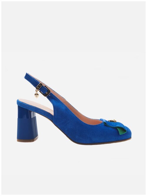 Женские туфли, RENZONI, лето, цвет синий, размер 40
