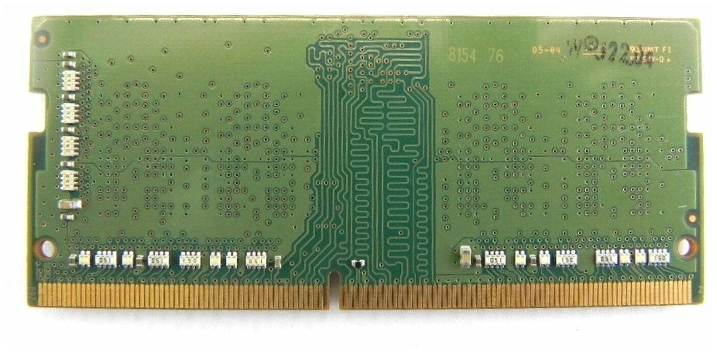 Оперативная память Samsung DDR4 4 ГБ 1Rx8 2133 MHz SO-DIMM PC4-2133P-SA0-10