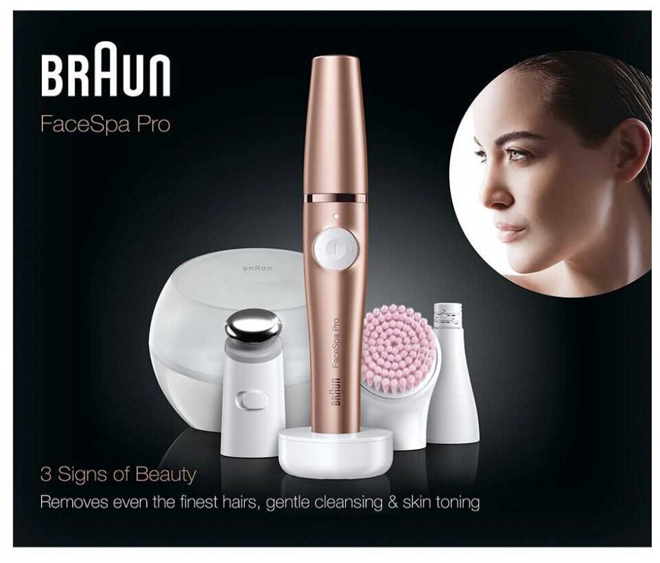 Эпилятор для лица BRAUN FaceSpa Pro 921 - фотография № 2