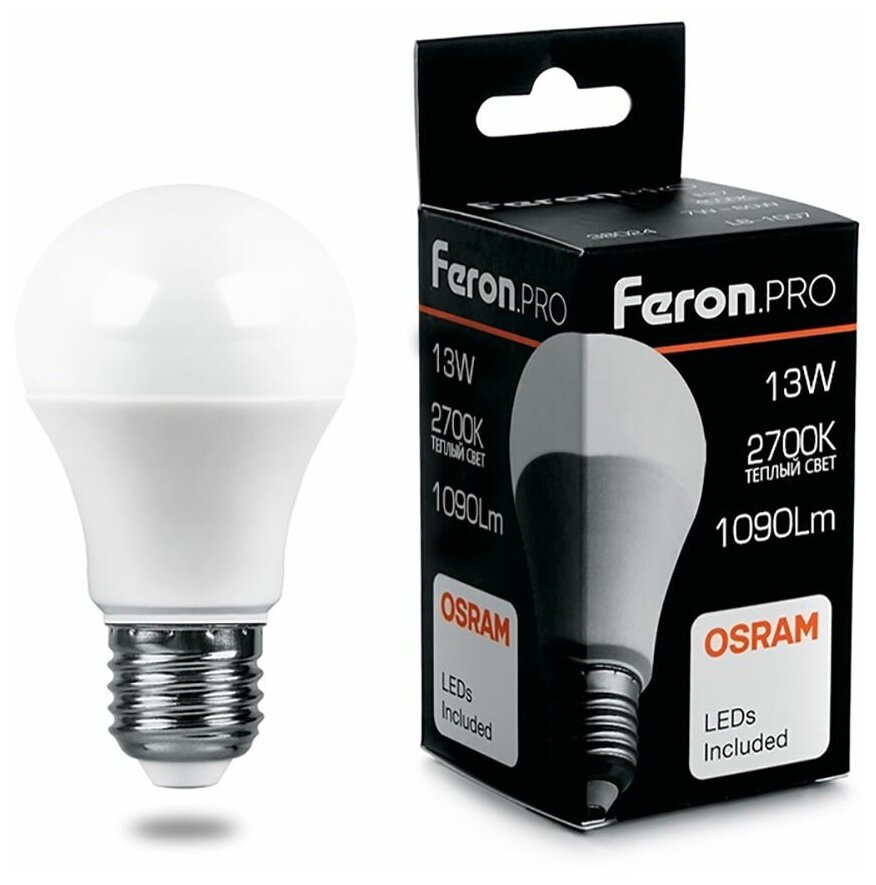 Лампа светодиодная Feron LB-1013 38032 E27 A60