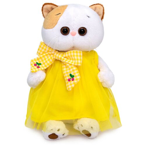 фото Кошечка ли-ли в желтом платье с бантом 24 см budi basa collection