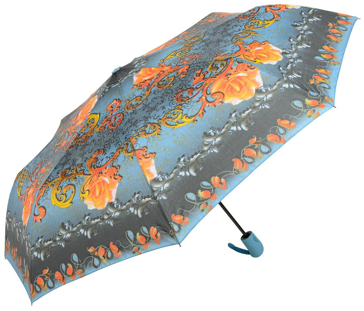 Зонт полуавтомат женский Rain Lucky 723-B-2-LAP 