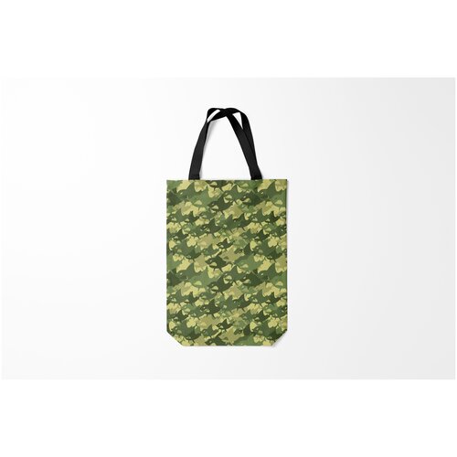 фото Сумка-шоппер / 31х42 см / тренды / милитари акулы камуфляж burnettie