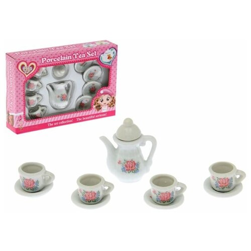 Набор керамической посуды Чайный сервиз, 9 предметов