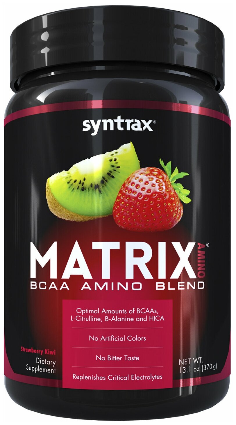 SYNTRAX Amino Matrix 13.1oz 370  (Strawberry Kiwi)