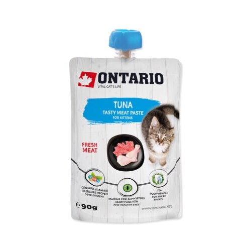 Лакомство ONTARIO для котят паштет с тунцом (90 гр)