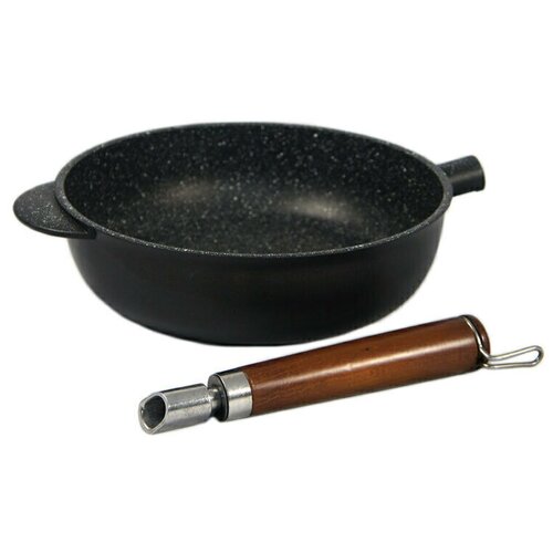 Сковорода глубокая 24 см Granit Collection Pentolpress Индукция гранитное покрытие