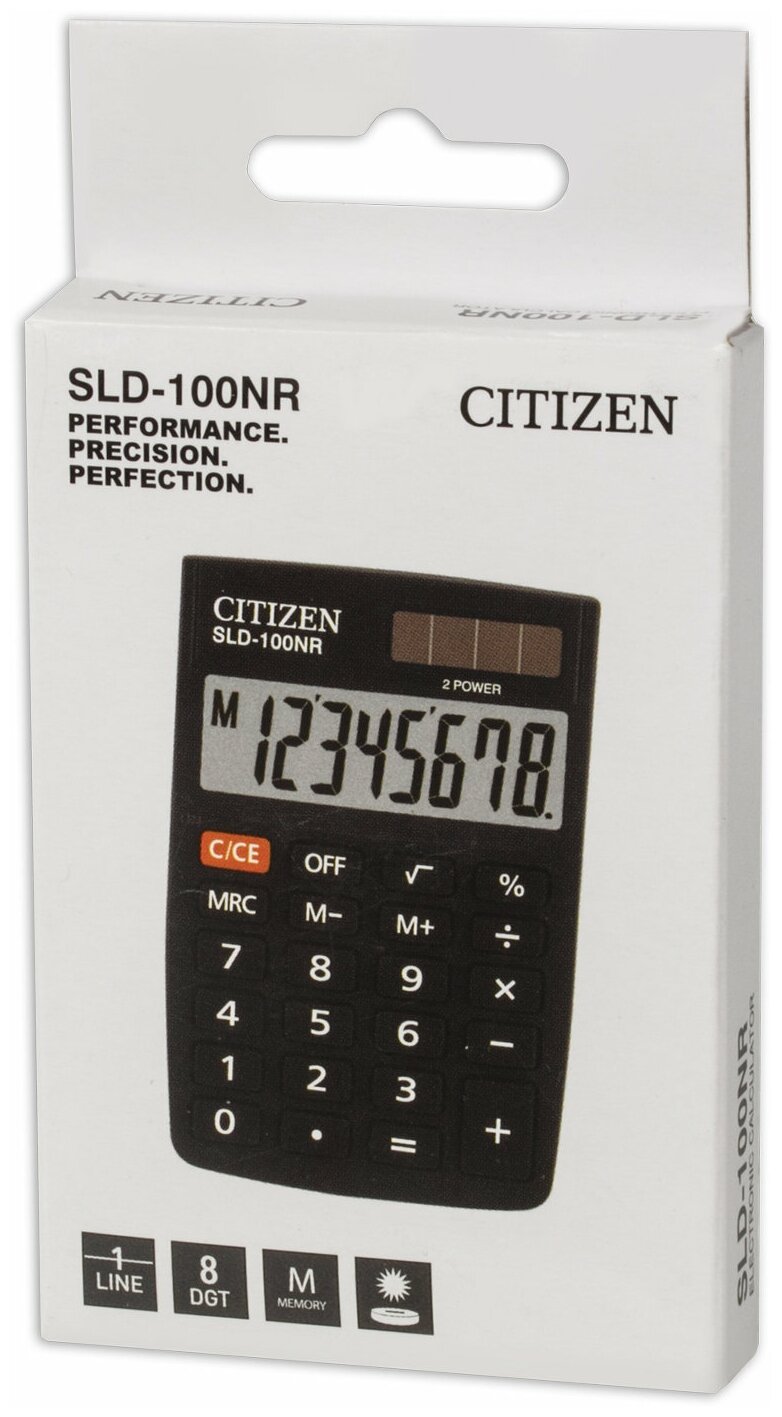 Калькулятор карманный CITIZEN SLD-100N