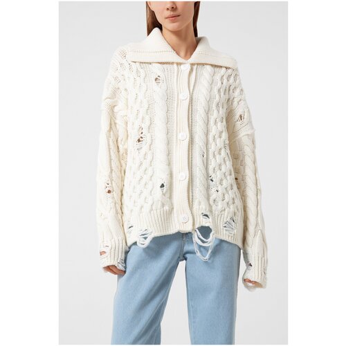 Кардиган NERVURE цвет Бежевый размер 42