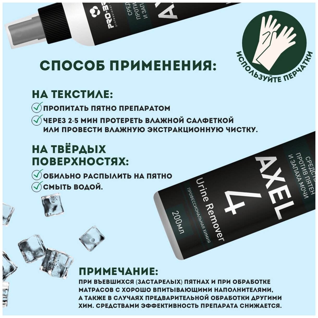 Средство против пятен и запаха мочи Pro-Brite AXEL-4. 0,2 - фотография № 5