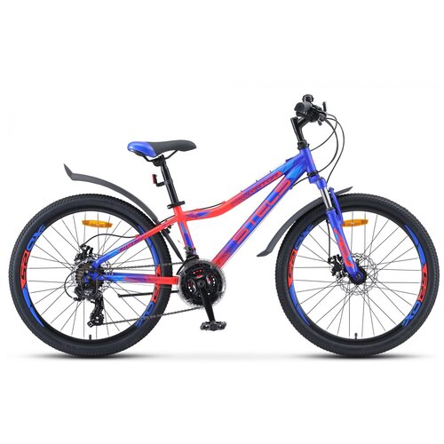 Велосипед Stels Navigator 410 MD 21-sp V010 2019 Размер рамы 12 Цвет Синийнеоновый_красный 2061000₽