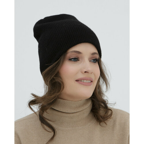 Шапка Ulzii Cashmere, размер OneSize, черный