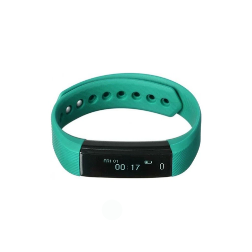 Фитнес-браслет Lime Шагомер Подсчет калорий Часы Будильник Зелёный ремешок 120900₽