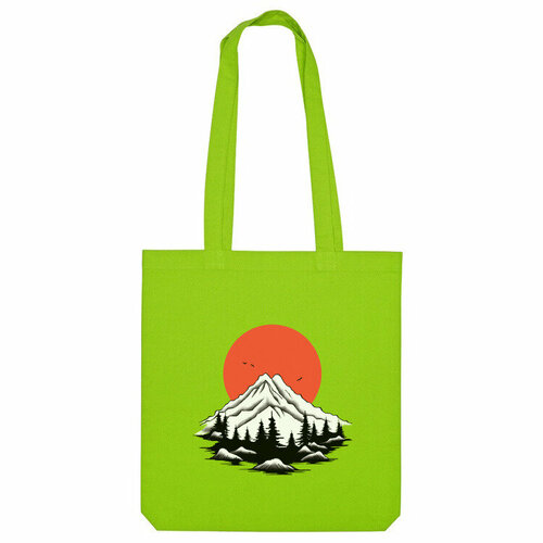 фото Сумка шоппер us basic, зеленый