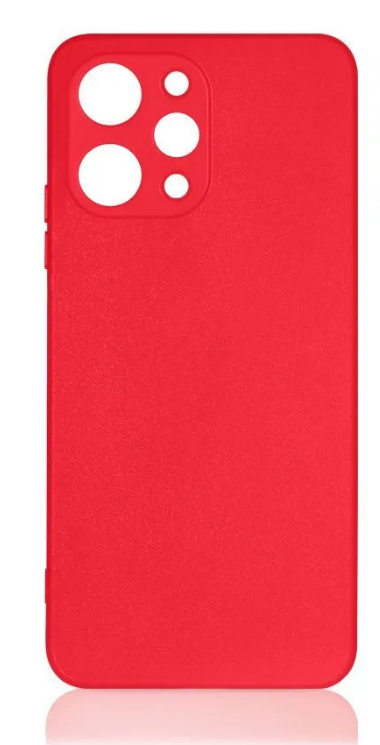 Чехол для Xiaomi Redmi 12 (4G), накладка силиконовая, красный DF xiCase-94 (red)