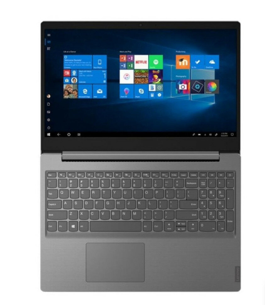 Ноутбук 156" Lenovo V15-IGL Celeron N4020/4Gb/256Gb SSD/156" HD/DOS Серый (82C3001NAK)