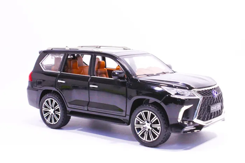 Машинка металлическая модель Лексус Lexus LX 570 1:24 21 см Черный