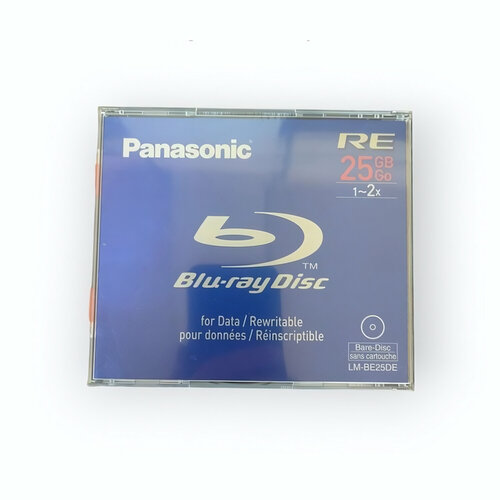 LM-BE25DE Диск BD-RE 25Gb 1x-2x Panasonic Jewel Box (1 шт.)