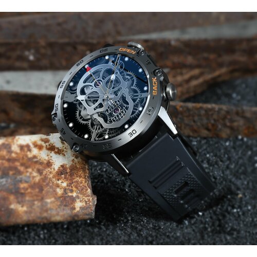 Смарт часы мужские ударопрочные спортивные Lemfo K52 Bluetooth Smart Watch с пульсометром шагомером счетчиком калорий 499000₽