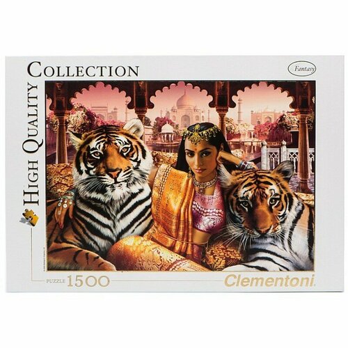 Clementoni Пазл Индианка и тигры, 1500 элементов