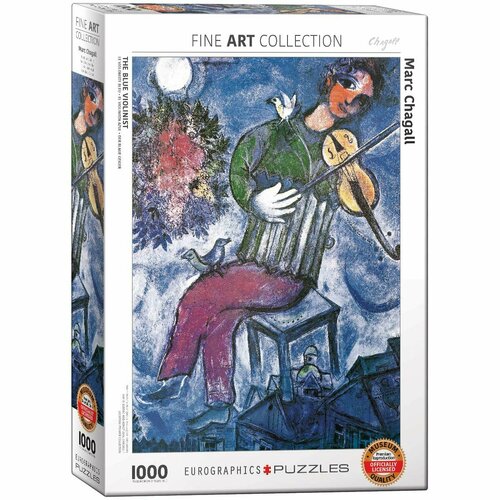 Пазл Eurographics 1000 деталей: Синий скрипач chagall marc my life