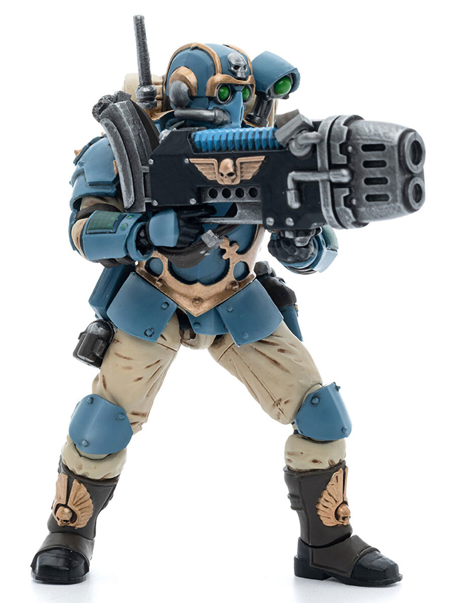 Фигурка JoyToy. Warhammer 40,000: Astra MilitarumTempestus Scions 55th Kappic Eagles Plasma Gunner - фото №4